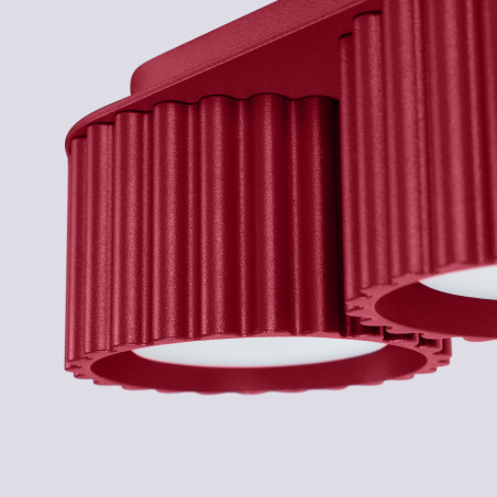 Lampada da soffitto AURA 2 bordeaux Gx53