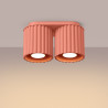 Ceiling lamp AURA 2 peach GU10