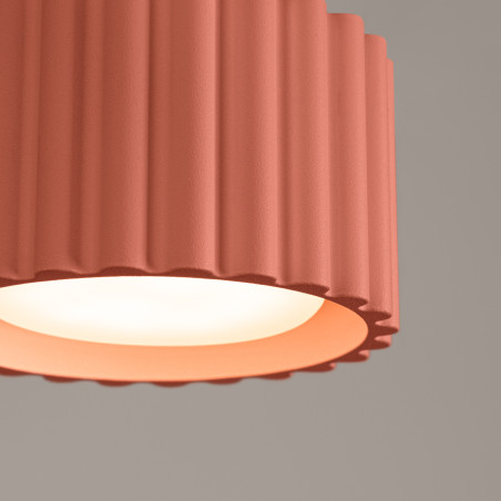 Plafonnier AURA 1 peach Gx53