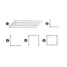 Cornice luminosa a LED 60x60 48W smontabile 6500K