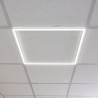 Moldura luminosa LED 60x60 48W desmontável 6500K