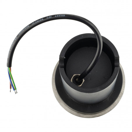 FOCO EMPOTRABLE SUELO IP65 GU10 PVC+INOX