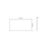 LED Panel - Extra-slim, 25W, 30x60 cm WHITE FRAME