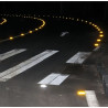 Baliza de carretera fosforescente + reflector