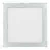 Downlight panel 18W cuadrado PLATA