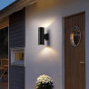WALL LIGHT 2XGU10 BLACK