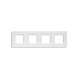 4 Modules PC Frame Crystal Series white