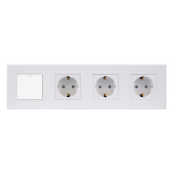 Moldura PC 4 Mecanismos