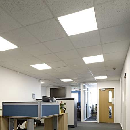 Panneau à leds 60 x 60 cm 40W Cadre blanc