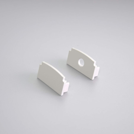 Recessed Aluminium LED Strip Profile lateral anchoring wings