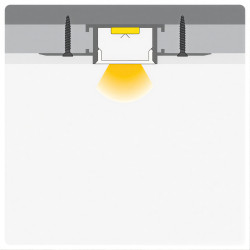Profilé Aluminium Encastrable pour Plâtre / Placo