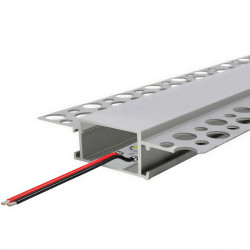 Aluminium Einbauprofil für Gips / Trockenbau für LED-Streifen