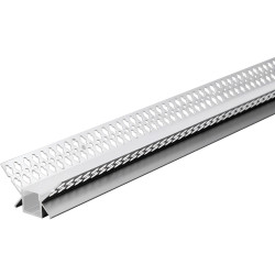 Aluminium-Eckprofil Einbau für Gips / Trockenbau für LED-Streifen bis 12mm
