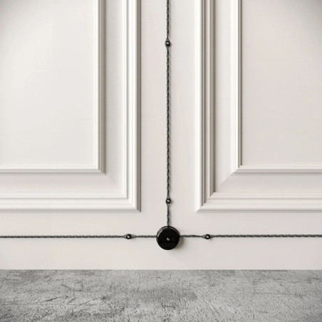 Round porcelain junction box