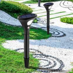 Baliza Solar LED de Pie 62 cm con Sensor de Movimiento PIR IP65