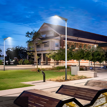 100W hybrid solar LED street light