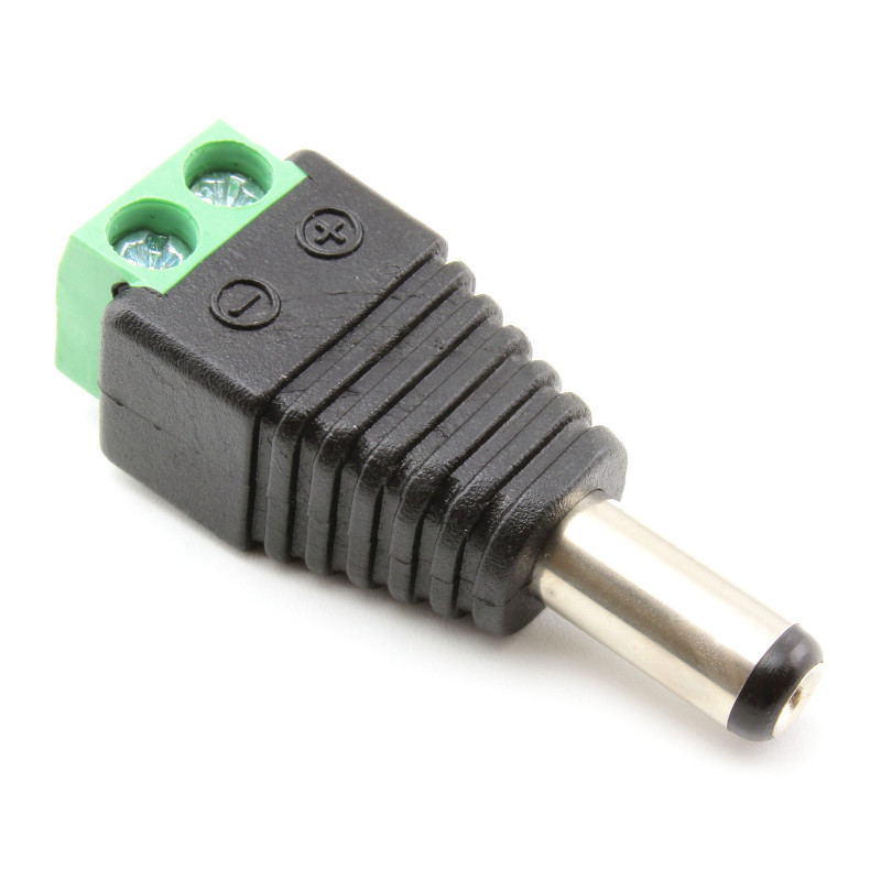 DC-Jack-Stecker (männlich) mit Schraubklemmen