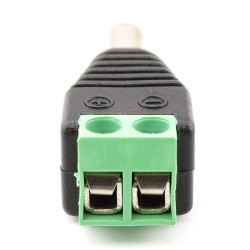 Connettore DC Jack Maschio con Morsetti a Vite