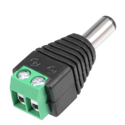 DC-Jack-Stecker (männlich) mit Schraubklemmen