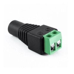 Connecteur Jack DC Femelle avec Bornes à Vis