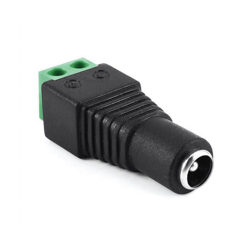 Connecteur Jack DC Femelle avec Bornes à Vis