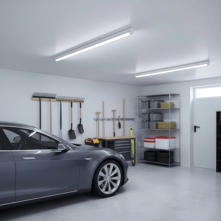 Tubo LED 24W. Alumínio, ligação 1 lado