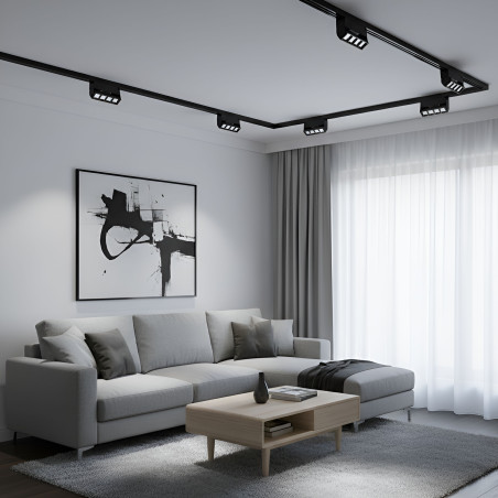 Rail Spotlight - Adjustable, 12W black