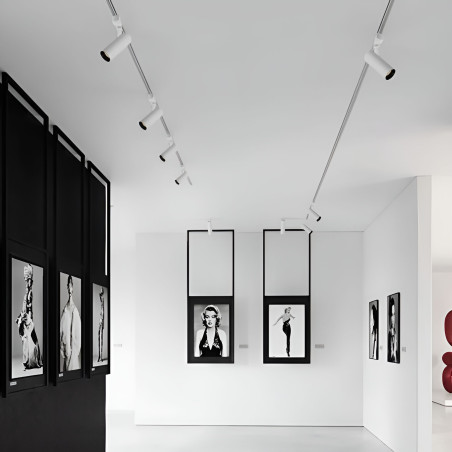 Foco carril led 40W orientable blanco