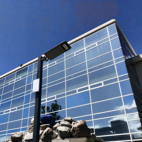 Lâmpada de rua solar LED 60W iluminação pública