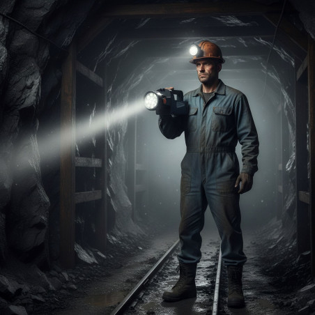 Torcia LED ricaricabile ATEX 10W IP66