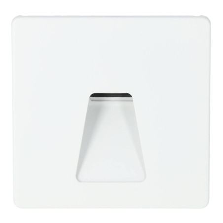 Baliza LED Exterior 3W Empotrable Pared Cuadrado Trapecio