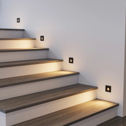 Baliza LED 3W IP65 Trapecio Color Blanco Serie Zero