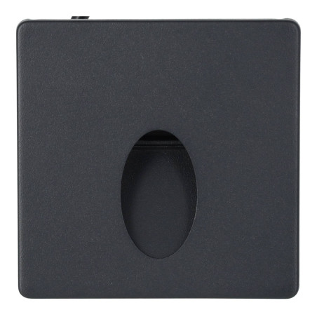 Segnapasso LED Esterno 3W Incasso Parete Ovale