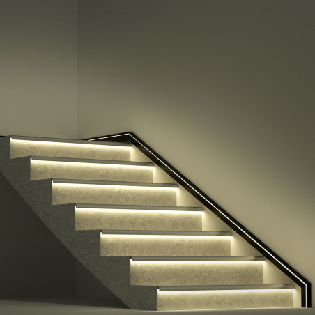 Aluminiumprofil-LED-Streifen für Treppen