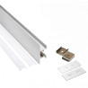 Aluminium-Profilleiste LED-Doppelseitenbeleuchtung 1m