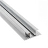 Perfil aluminio tira led iluminación lateral doble 2m
