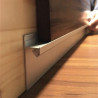 Aluminium profile led strip 2m for baseboard - indirect light