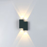 Applique alluminio LED 4W IP65 colore nero