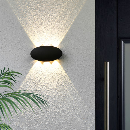 Wenden Sie Aluminium-LED 6W IP65 schwarze Farbe an