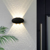 Aluminium wall light LED 6W IP65 black colour