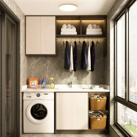 Downlight - Round 8W Panel. Adjustable