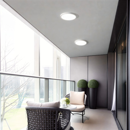 Plafonnier LED SLIM rond de 18W