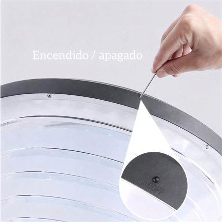 Luz de rua villa rodada 10W