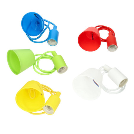 Farbe E27 Anhänger Lampenhalter