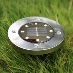 Baliza Solar LED de suelo con pincho 8 LEDs