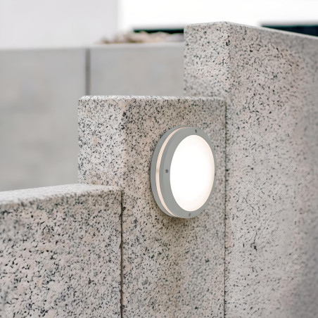 Aluminium bulkhead round - IP65