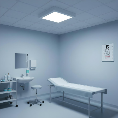 Plafond LED carré 24W