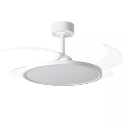 Ventilador de techo LED Slim Retráctil 3CCT Control Remoto