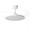 Ventilateur de plafond à pales rétractables et lumière LED 3CCT avec télécommande