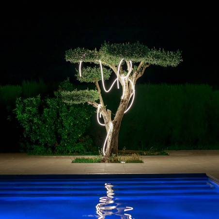 Fita flexível de néon 220V circular 9W/m